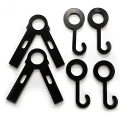 Precision Targets 3/4" Conduit Leg/Cross Bar Brackets w/4 Gong Hooks 3-4-CLCBB-4GH