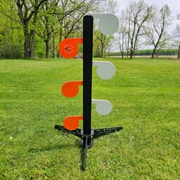 Precision Targets Dueling Tree w/Flip-N-Rip Stand & 4"x1/4" Paddles DTFNR-4X1-4