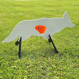Precision Targets 36"x13"x3/8" Life-Size Coyote w/Reactive Vitals 36X13X3-8-LSCRV