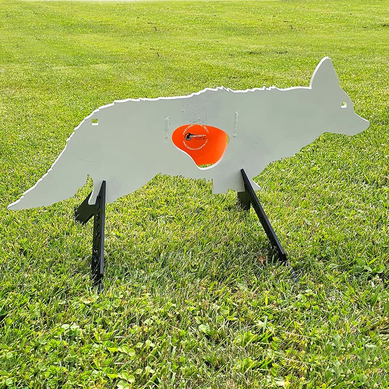 Precision Targets 36&quot;x13&quot;x3/8&quot; Life-Size Coyote w/Reactive Vitals 36X13X3-8-LSCRV