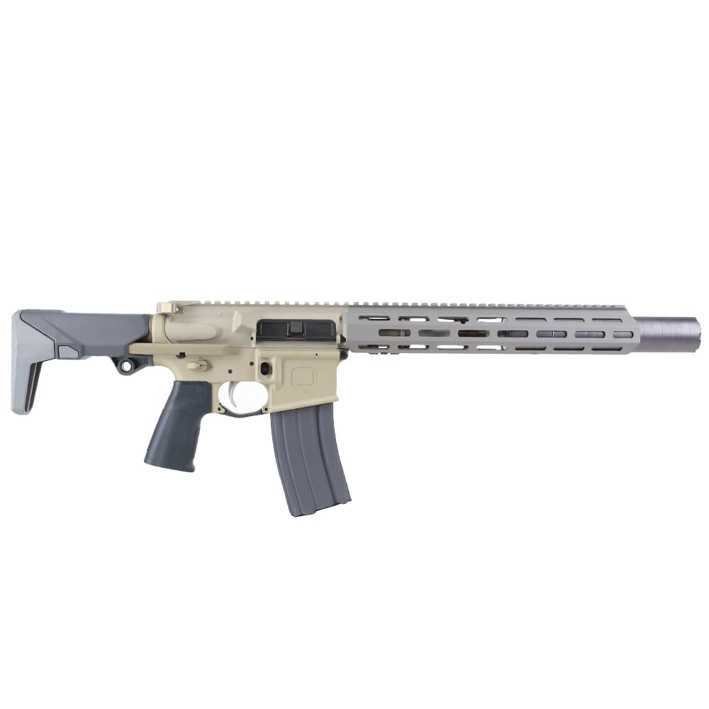 Q, LLC. Sugar Weasel .300 BLK 7&quot; SBR (NFA) w/Shorty Stock &amp; Honey Badger Silencer SW-300BLK-7IN-SHORTY-SD