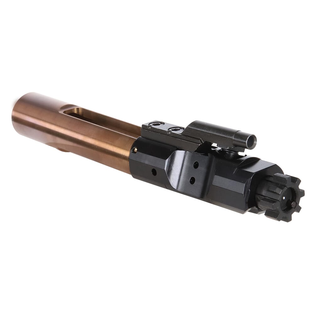 Q, LLC. Honey Badger Stainless Steel/Black SCAR-Cut Two-Piece Bolt Carrier Group ACC-HB-BCG-2PC