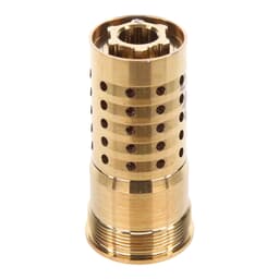 Q, LLC. Cherry Bomb 8.6 BLK M18-1.5 Muzzle Brake CB-M18-1.5