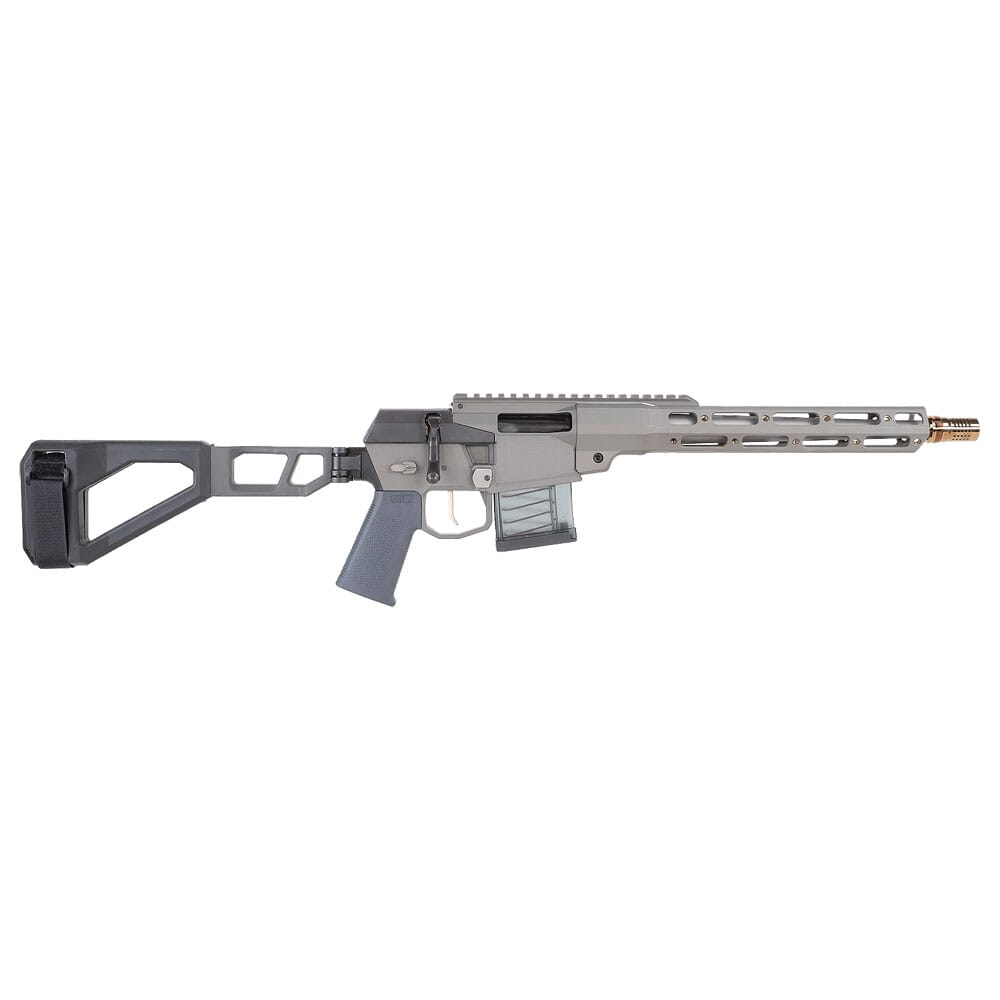 Q, LLC. mini Fix 5.56 NATO 12" 1:7" Gray Pistol w/Brace MINIFIX-556-12IN-PISTOL