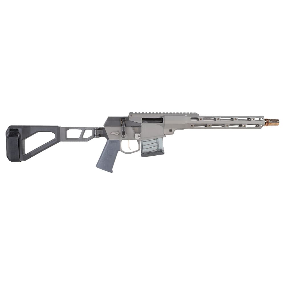 Q, LLC. mini Fix 5.56 NATO 12&quot; 1:7&quot; Gray Pistol w/Brace MINIFIX-556-12IN-PISTOL