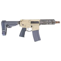 Q, LLC. Sugar Weasel .300 BLK 7" 1:5" Gray Pistol w/Brace SW-300BLK-7IN-PISTOL