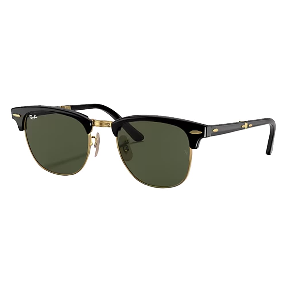 Ray-Ban Clubmaster Folding Black G-15 Green 0RB2176-90151