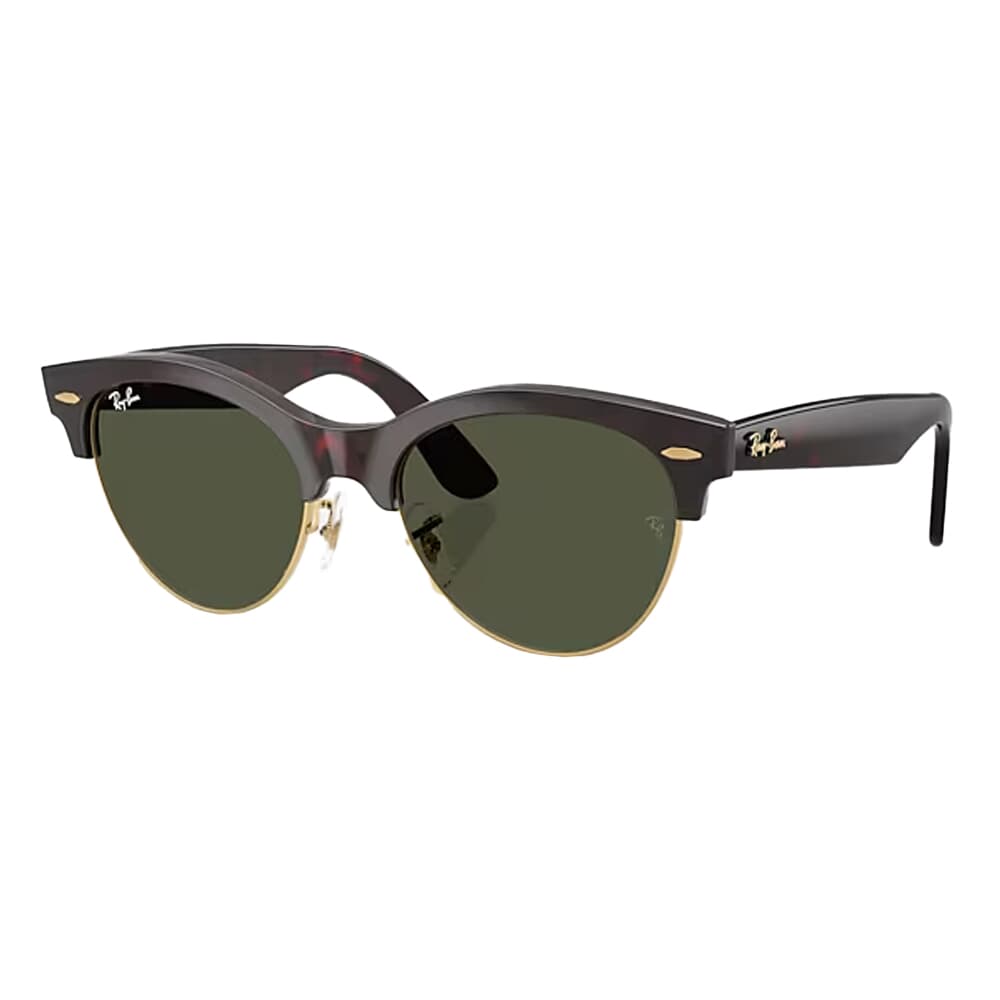 Ray-Ban Clubmaster Way Red Havana on Gold Green 0RB2341-9903151