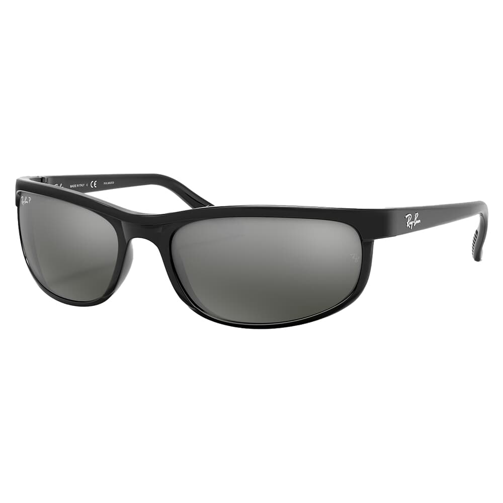 Ray-Ban Predator 2 Matte Black Sunglasses w/Grey Polarized Lenses 0RB2027-601/W1-62
