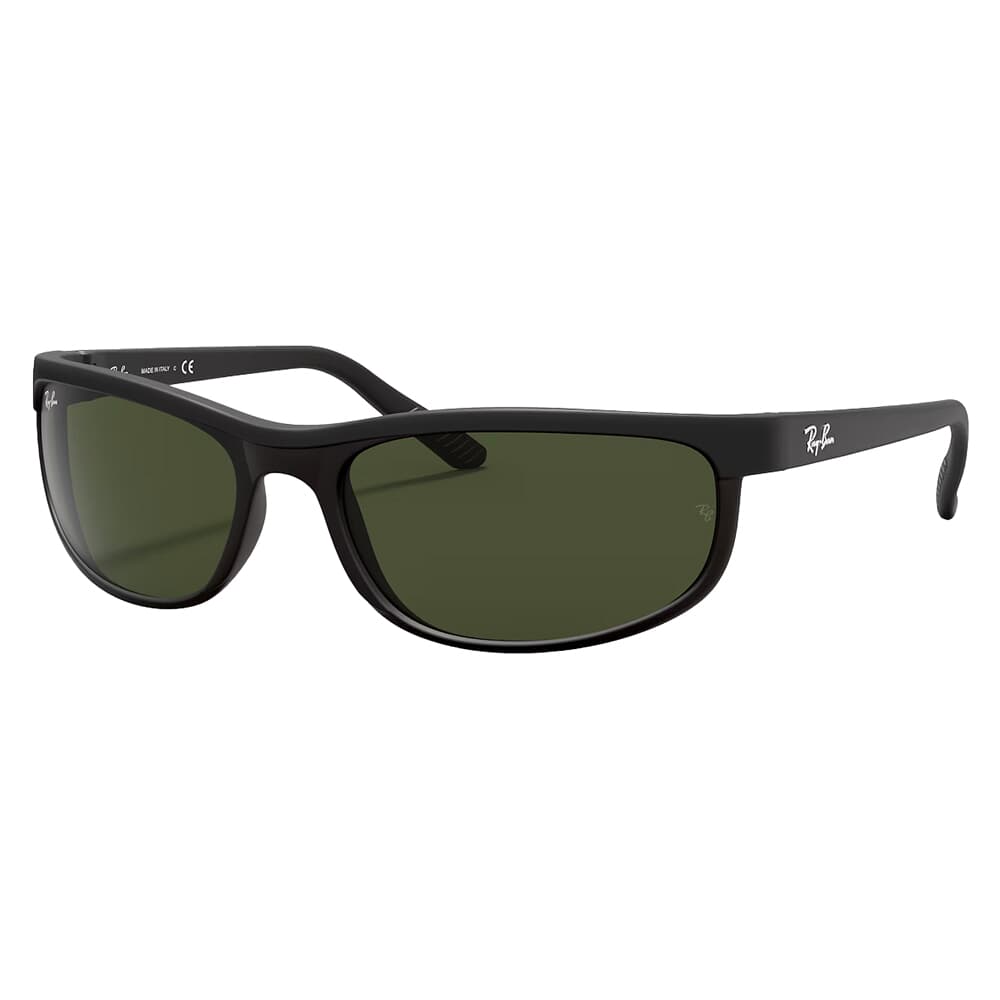 Ray-Ban Predator 2 Matte Black Sunglasses w/G-15 Green Lenses 0RB2027-W1847-62