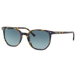 Ray-Ban Elliot Polished Yellow/Blue Havana Sunglasses w/Blue-to-Grey Gradient Lenses 0RB2197-13563M-52