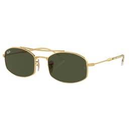 Ray-Ban 0RB3719 Polished Gold Sunglasses w/G-15 Green Lenses 0RB3719-001/31-54
