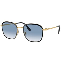 Ray-Ban 0RB3720 Black on Arista Sunglasses w/Clear/Blue Gradient Lenses 0RB3720-90003F-55