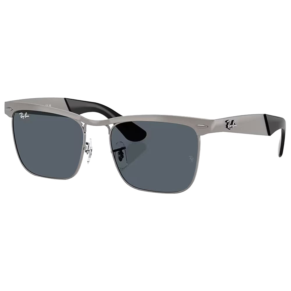 Ray-Ban Wayfarer Deluxe Sandblasted Gunmetal on Gunmetal Blue 0RB3875-029R556