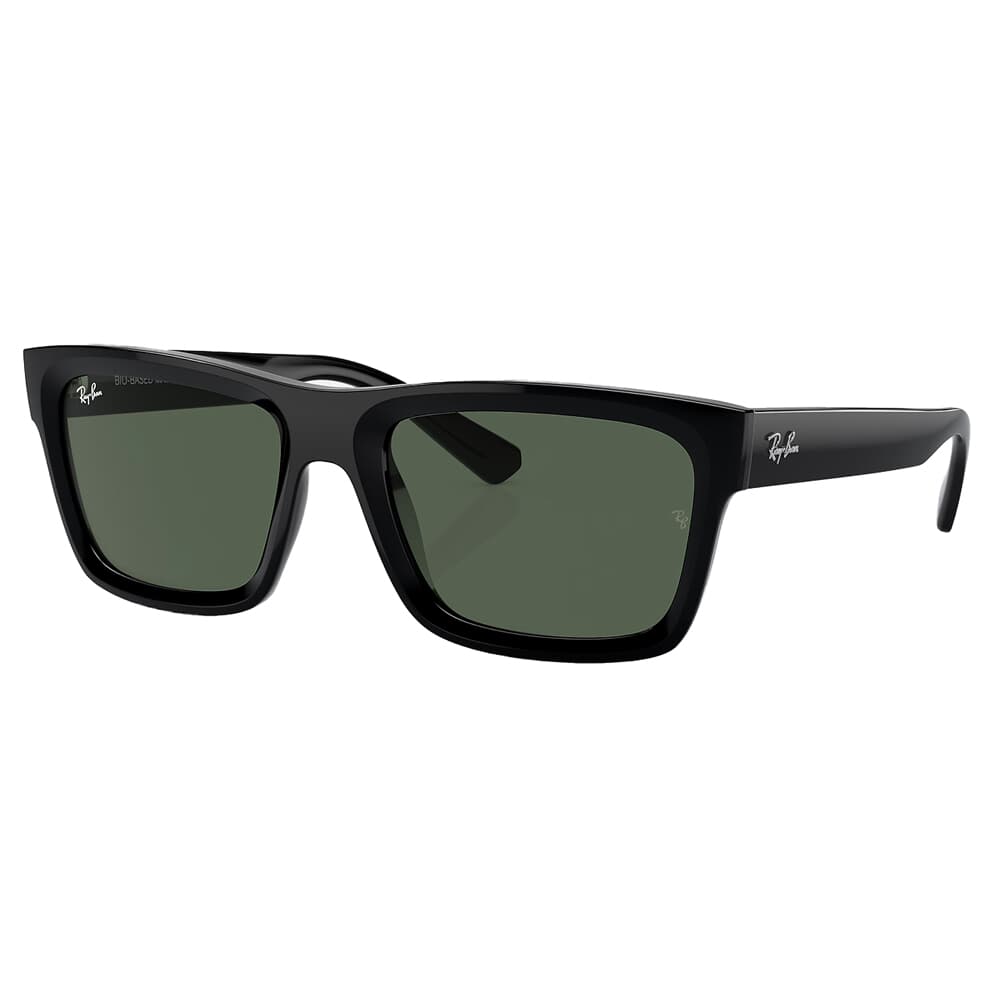 Ray-Ban Warren Bio-Based Polished Havana Sunglasses w/G-15 Dark Green Lenses 0RB4396-135971-57