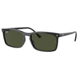 Ray-Ban 0RB4435 Polished Black Sunglasses w/G-15 Green Lenses 0RB4435-901/31-56