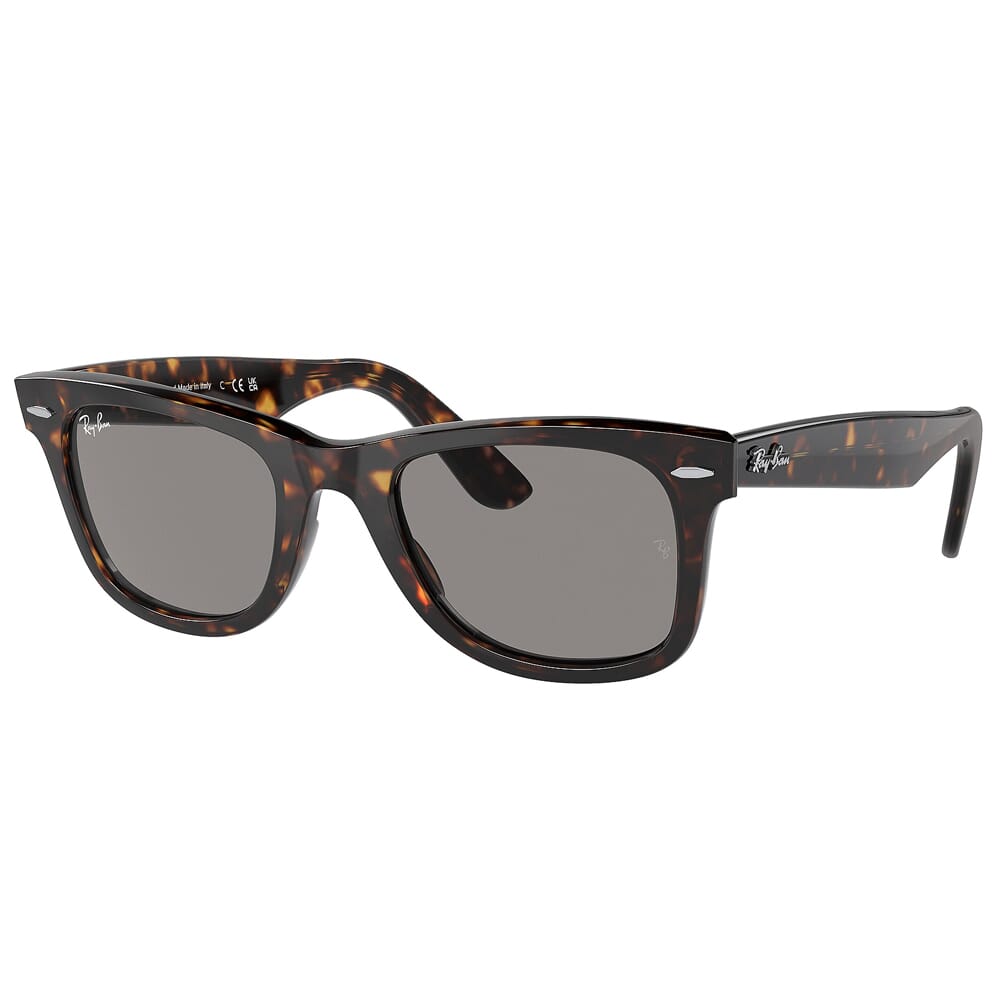 Ray-Ban Wayfarer Havana Acetate Sunglasses w/Gray Lenses 0RB2140-1382R5-50