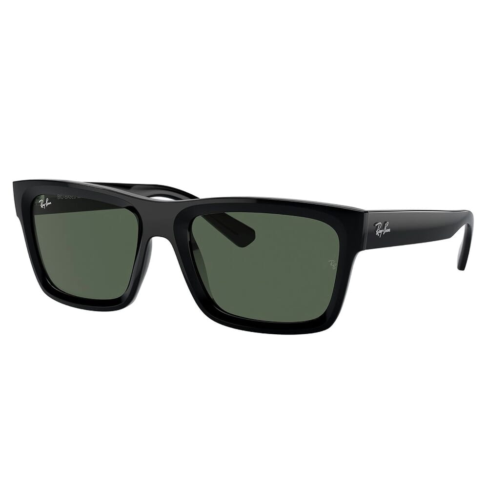 Ray-Ban 0RB4396 Black Sunglasses w/Dark Green Lenses 0RB4396-667771-57