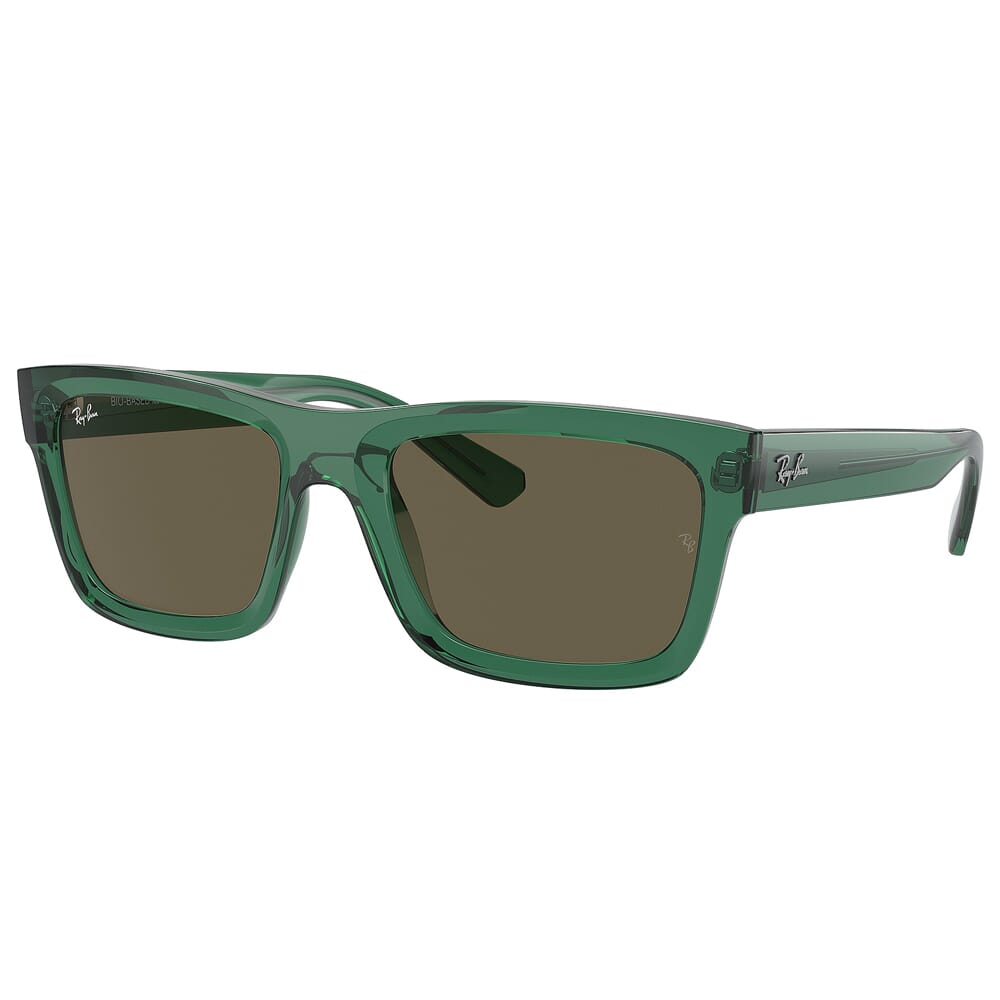 Ray-Ban 0RB4396 Transparent Green Sunglasses w/Brown Lenses 0RB4396-6681/3-54