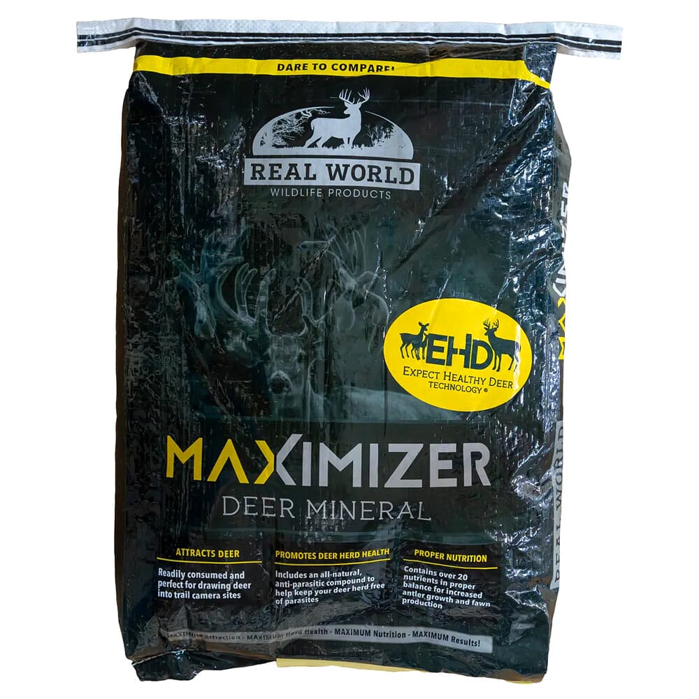 Real World Wildlife Products Maximizer Plus Mineral 40lb Bag MAXIMIZER-PLUS-MINERAL-40LB