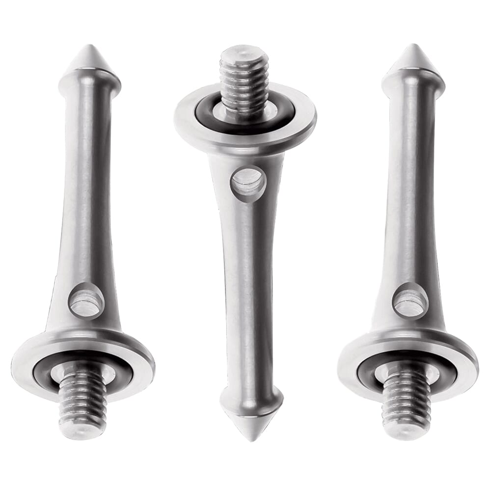 Really Right Stuff Stainless Steel Spike Tripod Foot (Set of 3) RRS-9000023
