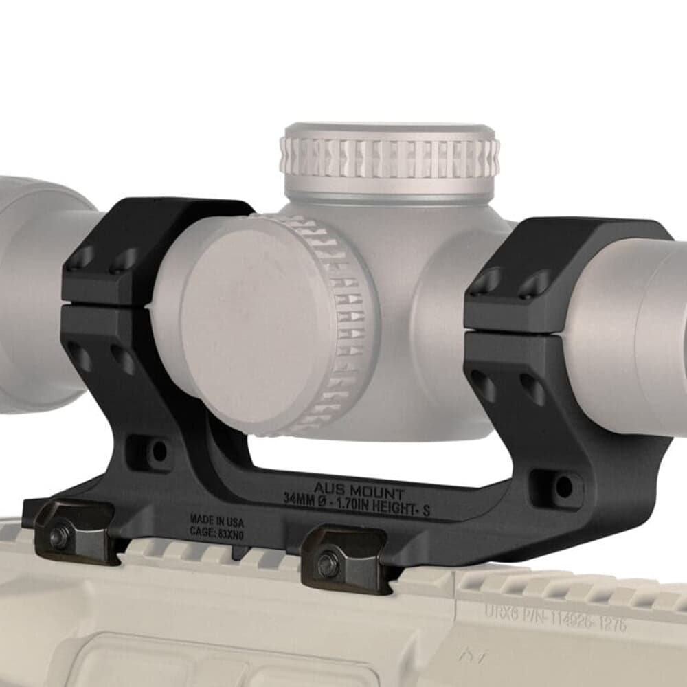 Reptilia AUS 34mm 1.70&quot; Black Optic Mount 100-240