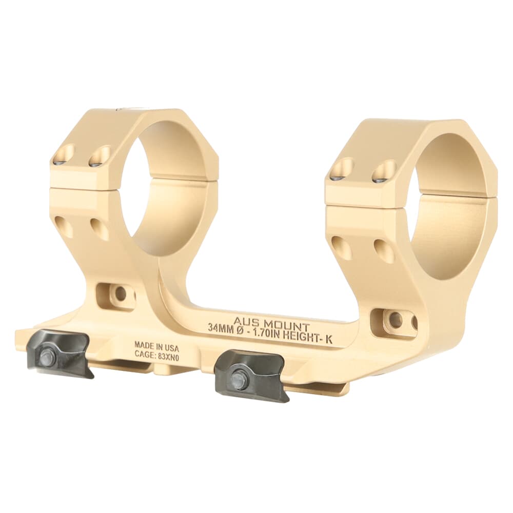 Reptilia AUS 34mm 1.70&quot; Short FDE Optic Mount 100-249