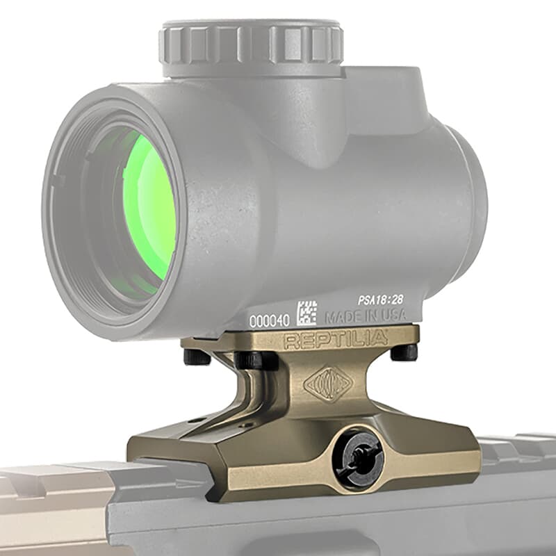 Reptilia DOT 1/3 Co-Witness Clear Anodized Mount for Trijicon MRO 100-041