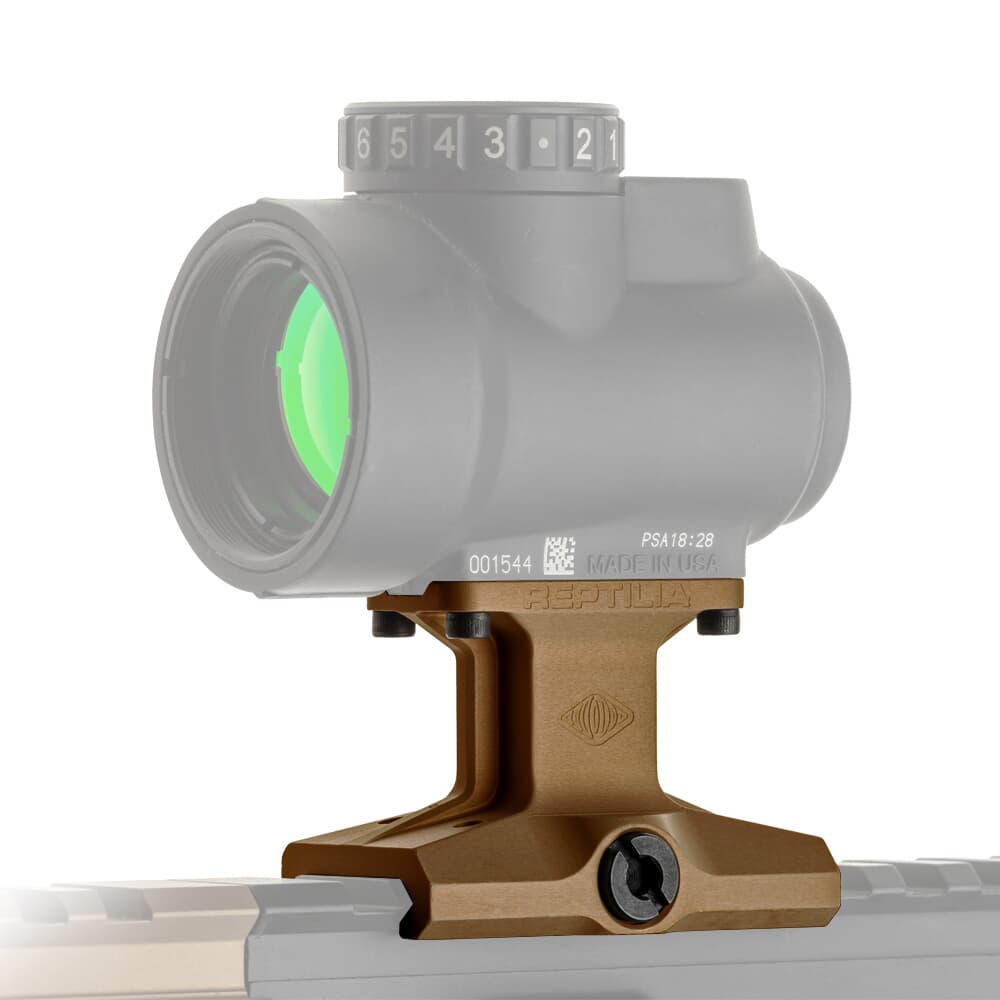 Reptilia DOT 1.93&quot; FDE Anodized Mount for Trijicon MRO 100-052