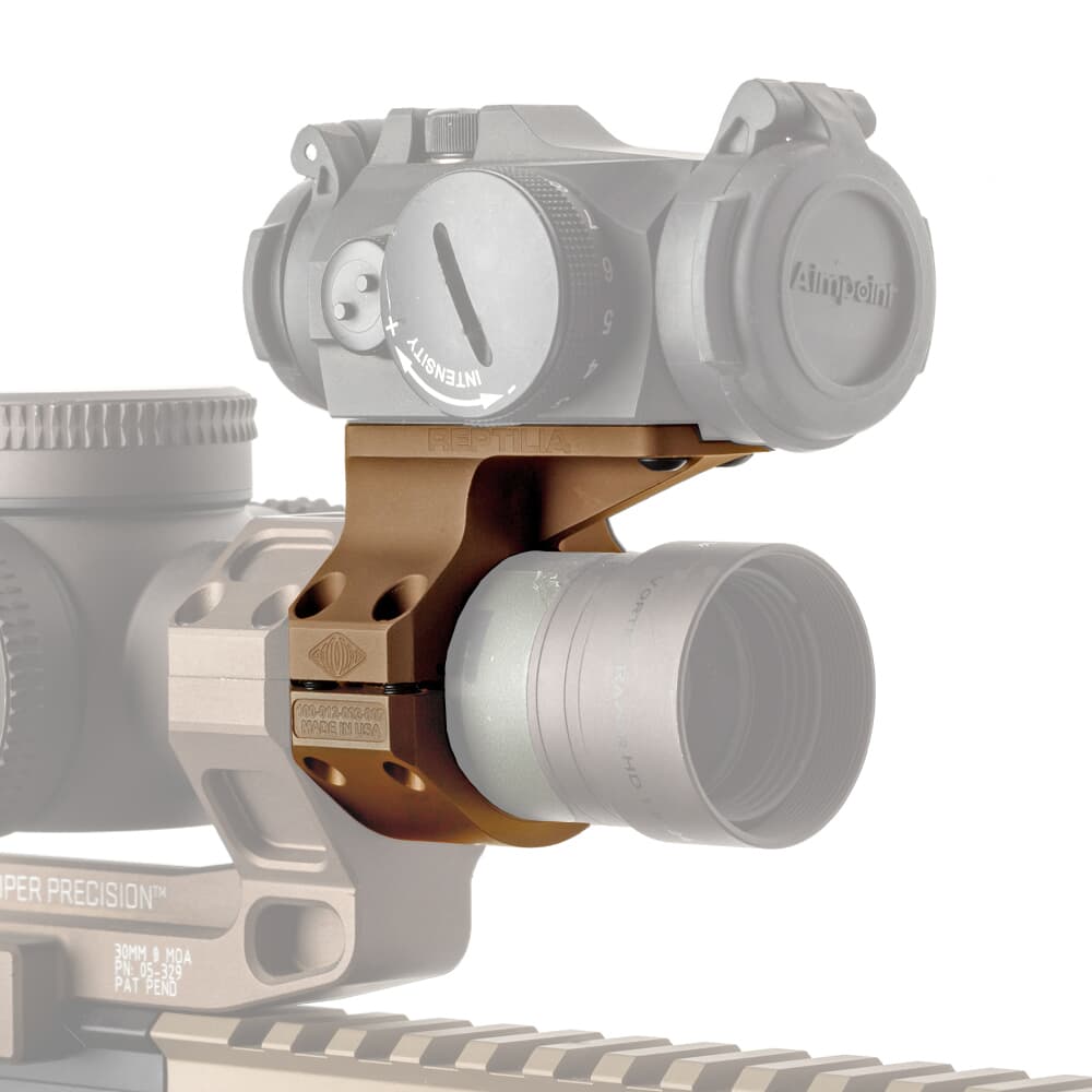 Reptilia 30mm ROF-SAR FDE Anodized Mount for Aimpoint Micro 100-121