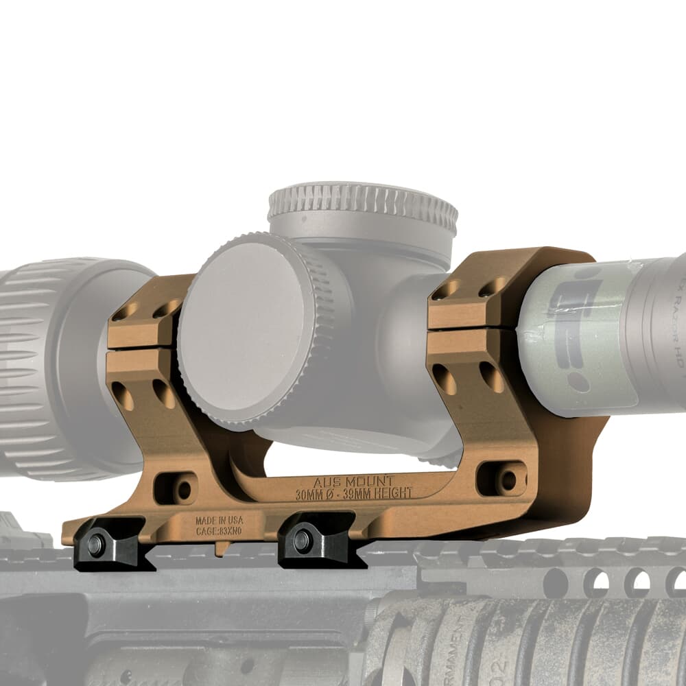 Reptilia AUS 30mm 1.54&quot; FDE Anodized Scope Mount 100-122