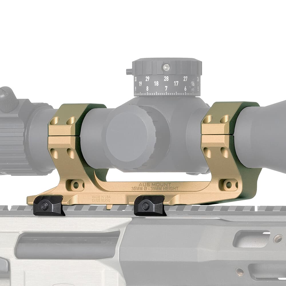 Reptilia AUS 35mm 1.54&quot; Clear Anodized Scope Mount 100-157