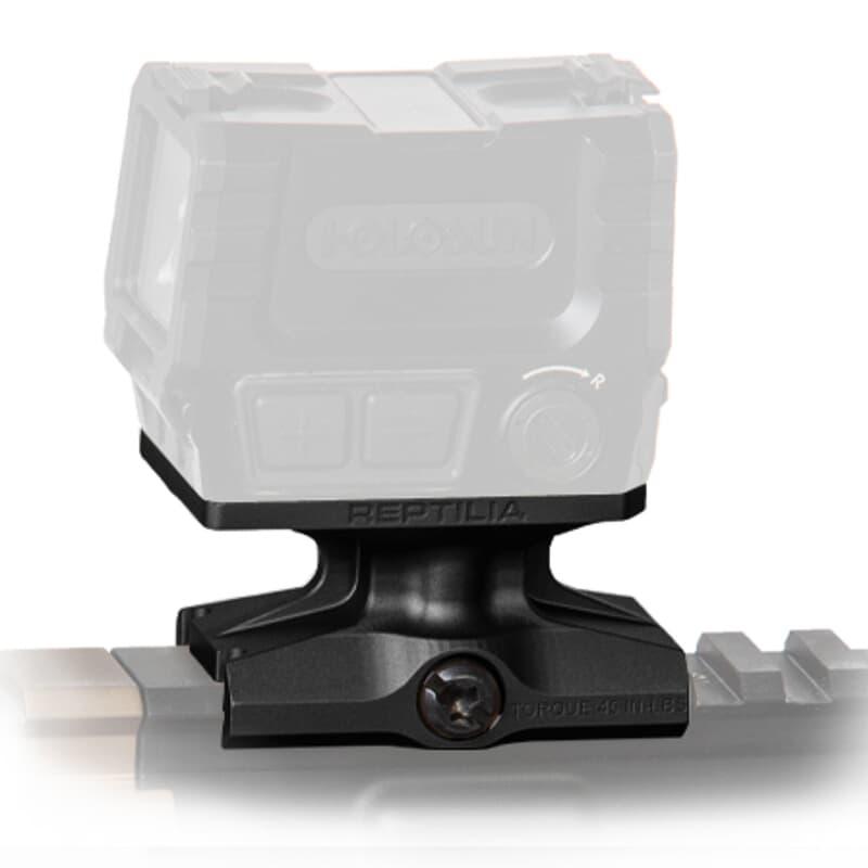 Reptilia DOT 1.93&quot; Black Mount for Holosun AEMS 100-211