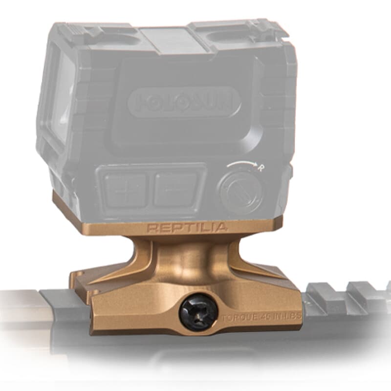 Reptilia DOT 1.93&quot; FDE Anodized Mount for Holosun AEMS 100-212