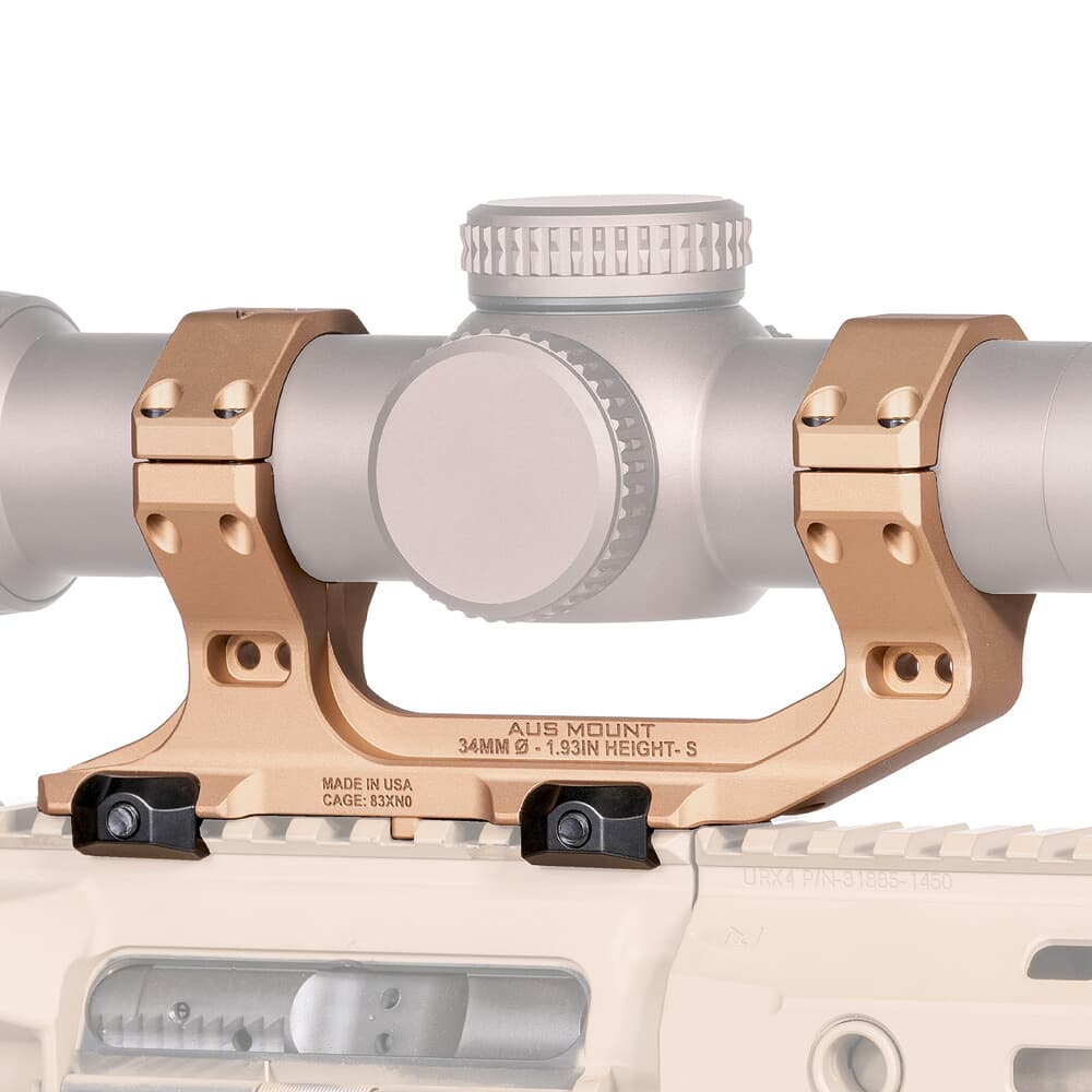 Reptilia AUS 34mm 1.93&quot; FDE Optic Mount 100-243