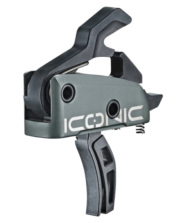 RISE Armament ICONIC by RISE Independent Two-Stage 3.0lbs ICONIC Green Trigger w/Anti-Walk Pins T22-GRN