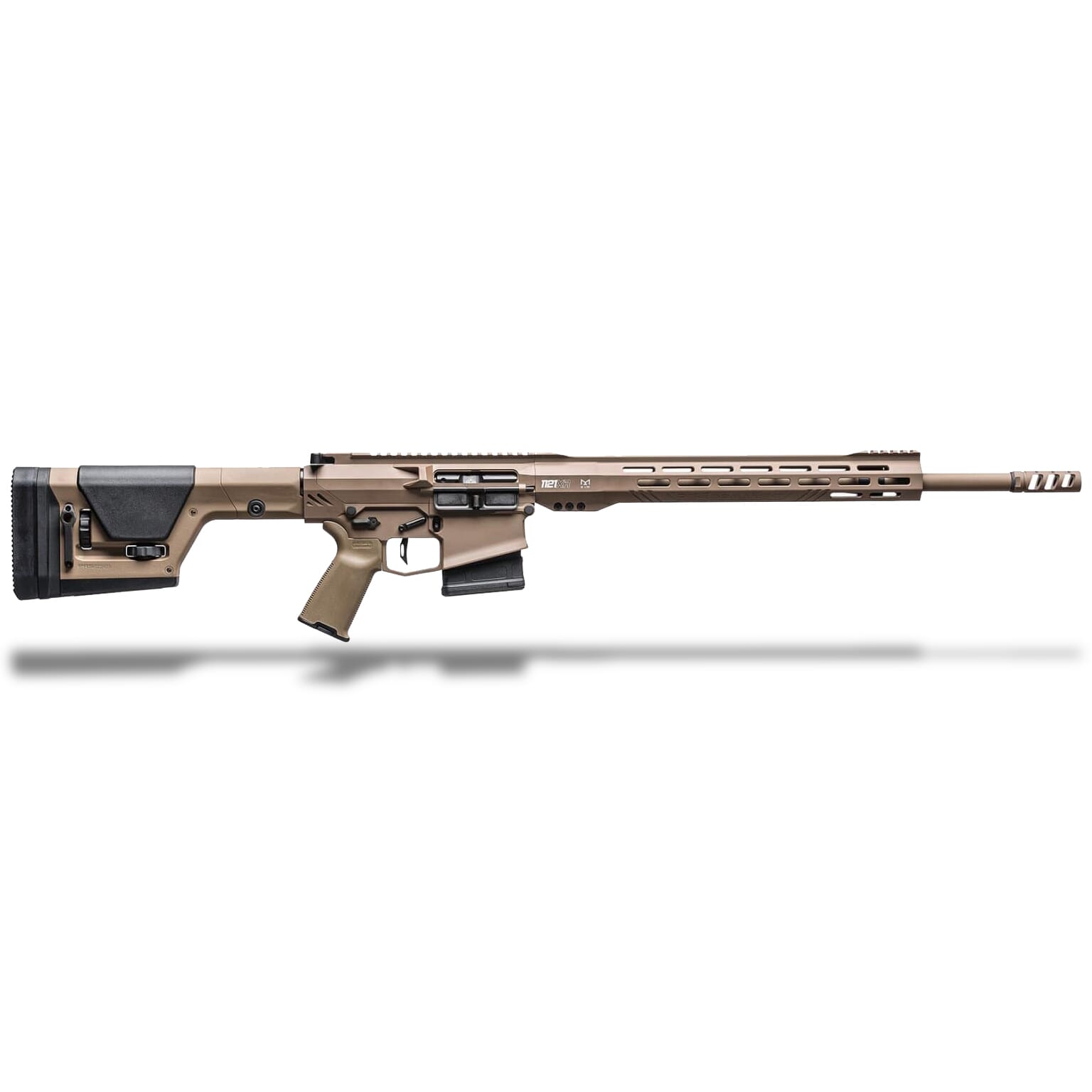 RISE Armament 1121XR .308 Win 20" 1:11.25" Bbl FDE Precision Rifle w/Magpul Adj Stock, Hard Case & (2) Mags RA-1121-2FDE-308