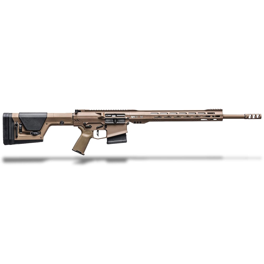 RISE Armament 1121XR 6.5 Creedmoor 22" 1:8" Bbl FDE Precision Rifle w/Magpul Adj Stock, Hard Case & (2) Mags RA-1121-65-2FDE