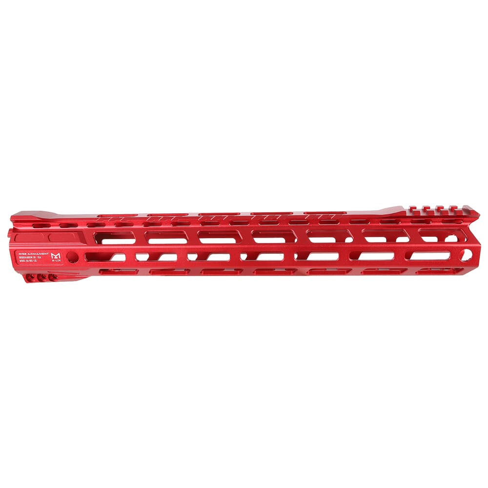RISE Armament RA-905 13.5&quot; RISE Red Skeletonized AR-15 M-LOK Handguard RA-905-135-RR