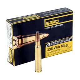 Sako 338 Win Mag 250gr Hammerhead Rifle Ammunition