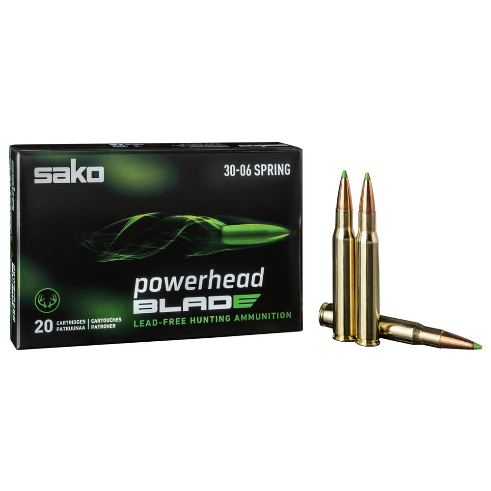 Sako PowerHead Blade .30-06 Sprg 170gr Ammunition 20/Box JAS-PHB3006/170B