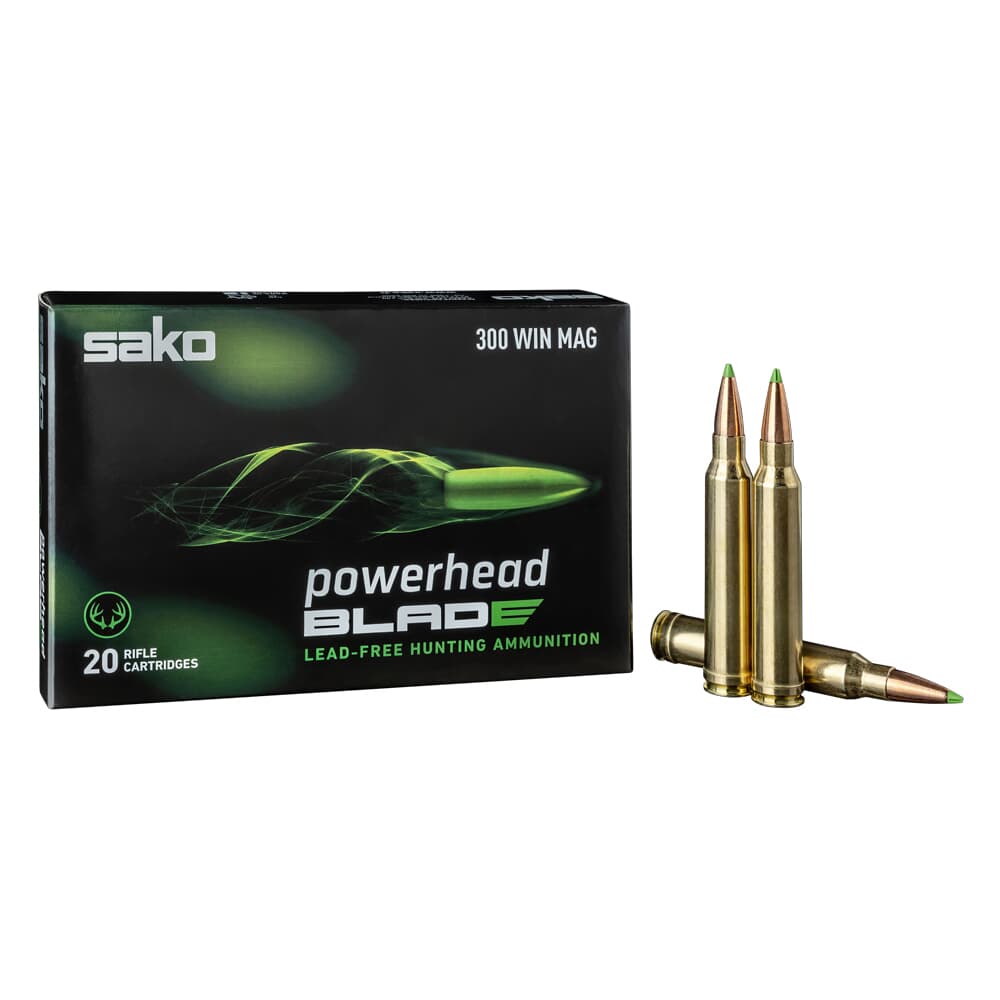 Sako PowerHead Blade .300 Win Mag 170gr Ammunition 20/Box JAS-PHB300WM/170B