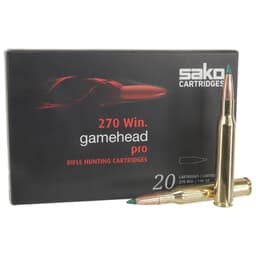 Sako Gamehead Pro .270 Win 140gr Ammunition Box of 20 C621213BSA10XBX