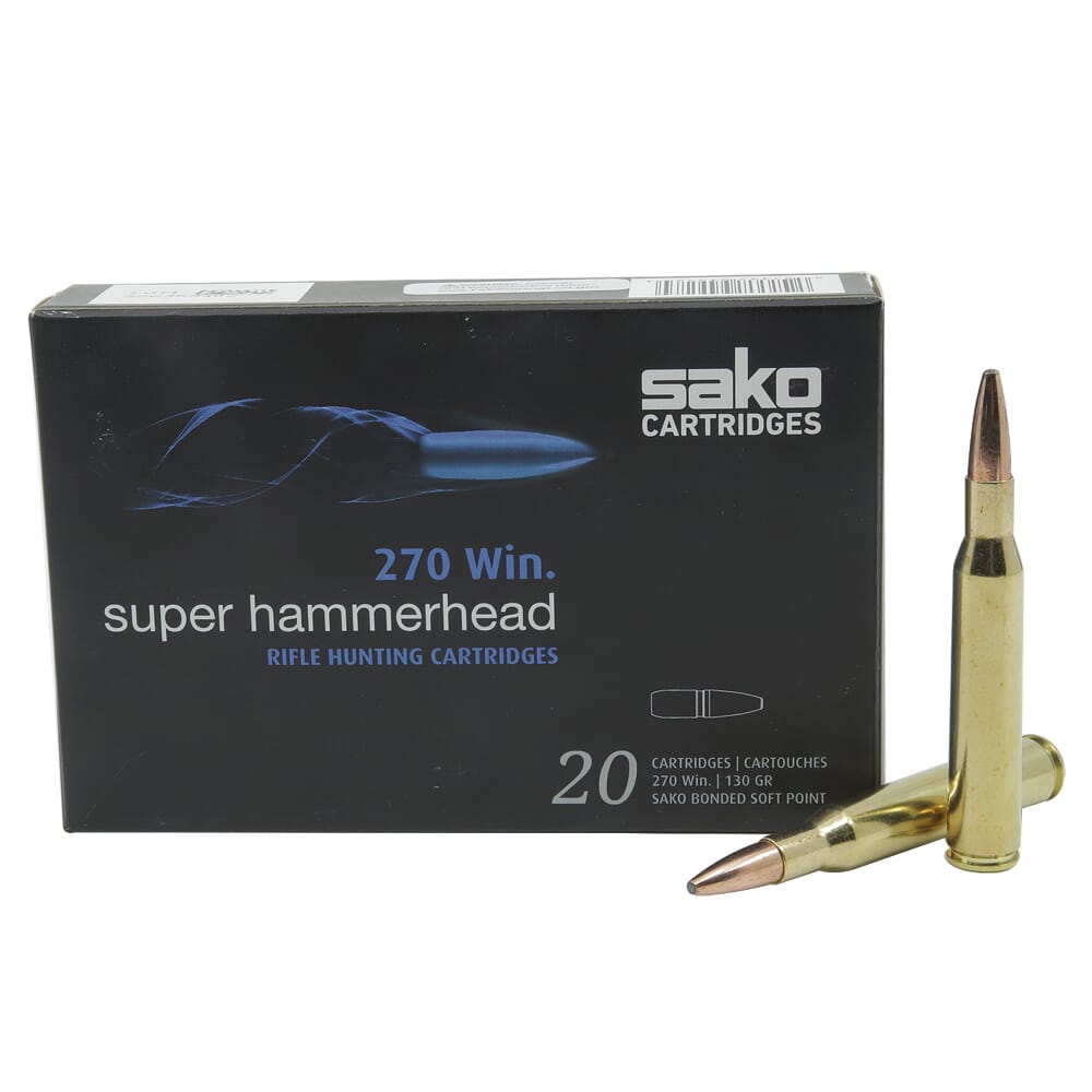 Sako Super Hammerhead .270 Win 130gr Ammunition Box of 20 ...