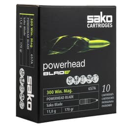 Sako Powerhead Blade .300 Win Mag 170gr Lead Free Ammunition Case of 100 C633657ASB10X