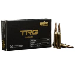 Sako TRG Precision .260 Rem 136gr Hollow Point Boat Tail Ammunition Box of 20 C661160HSA10XBX