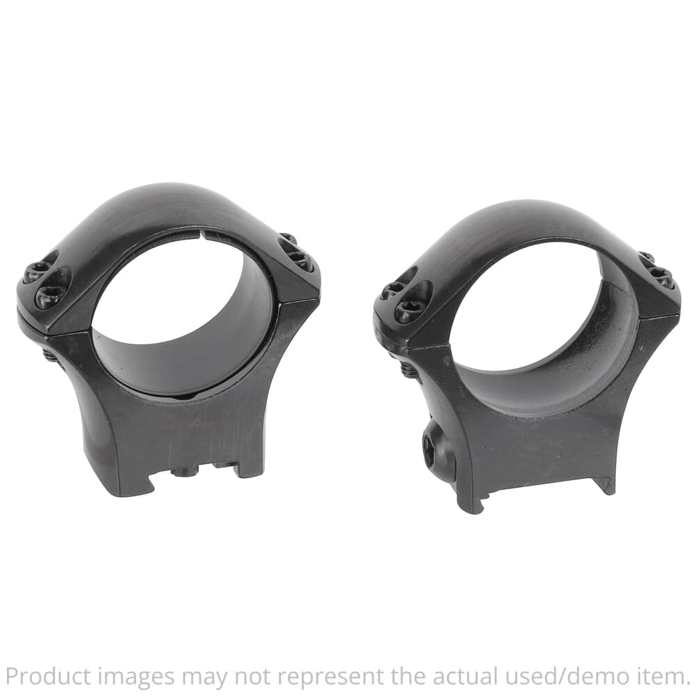 Sako USED Optilock Ringmounts Blue 1 inch Low 75/85 S1701900 - As New, Plastic Inserts Broken UA2092