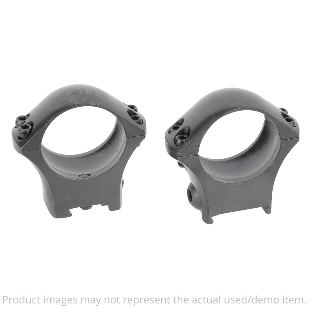 Sako USED Optilock Ringmounts Blue 1 inch Low 75/85 S1701900 - As New, Plastic Inserts Broken UA2117