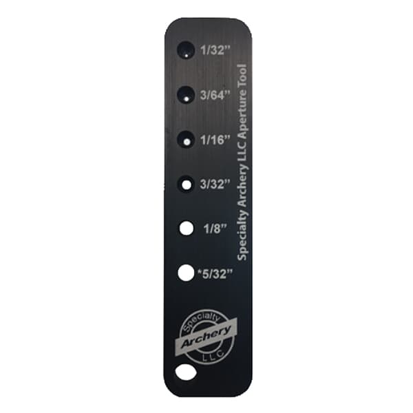 SAP Aperture Tool w/ 1/32, 3/64, 1/16, 3/32, 1/8, 5/32 Apertures 719-746