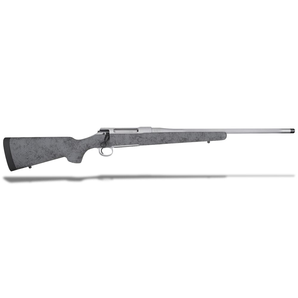 Sauer 100 6.5 Creedmoor 22" 1:8.7" 1/2"x28 Fluted Bbl Gray Rifle w/H-S Precision Sporter Stock S1HSGFT65C